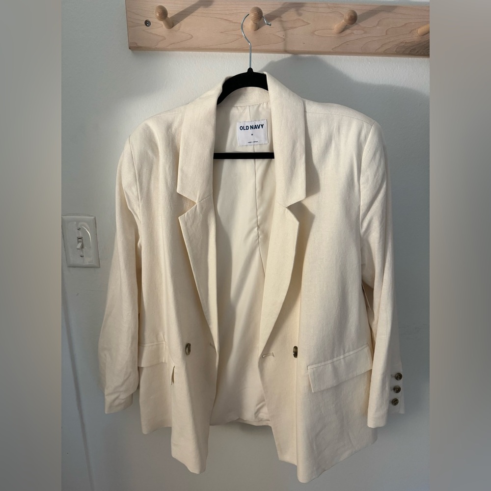 Cream Color Old Navy Blazer